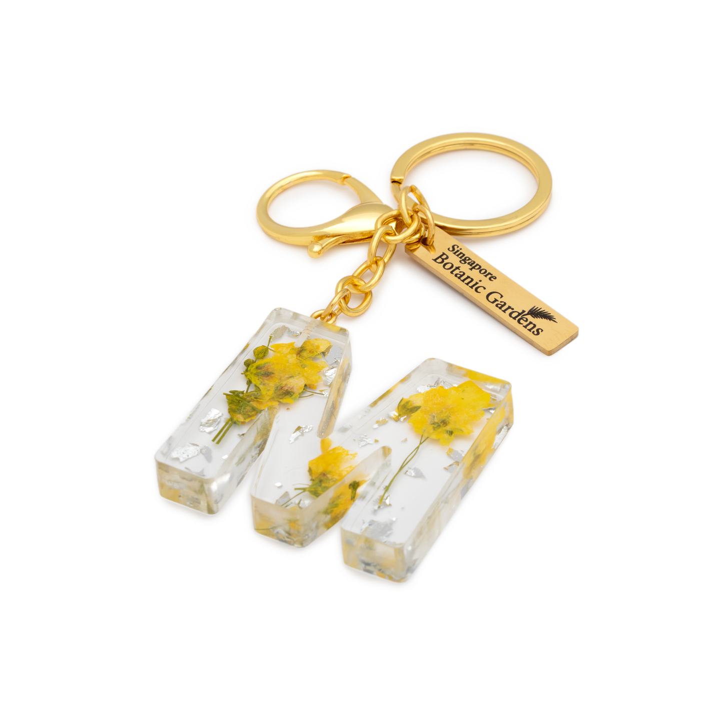 Pressed Blooms Alphabet Keychain (M)