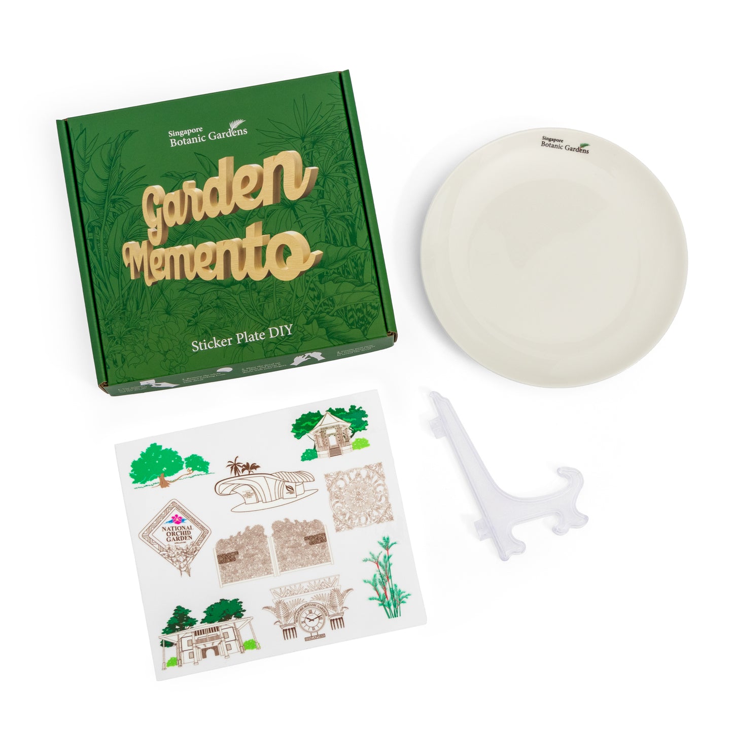 Garden Memento DIY Plate Set