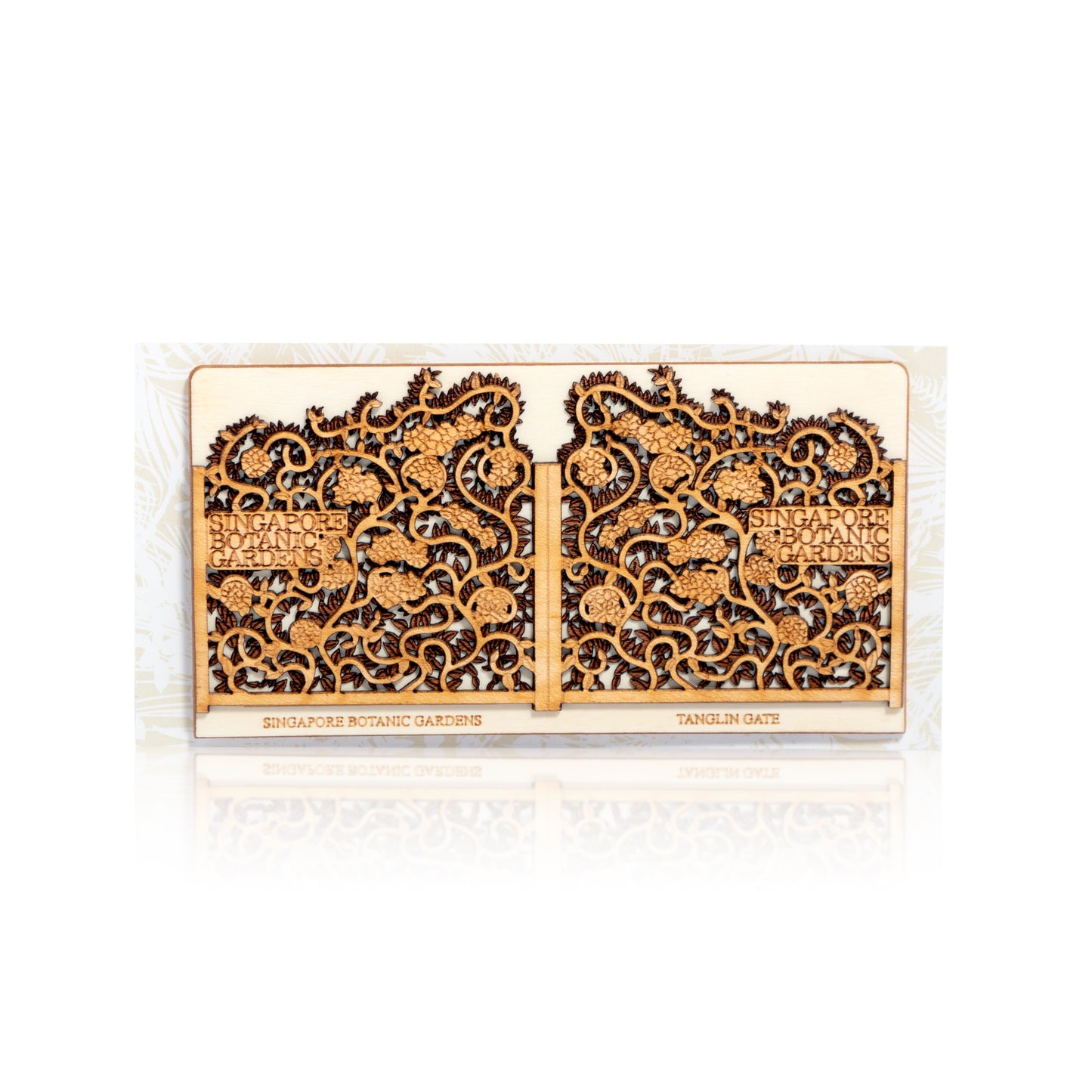 Wood-cut Tanglin Gate Magnet