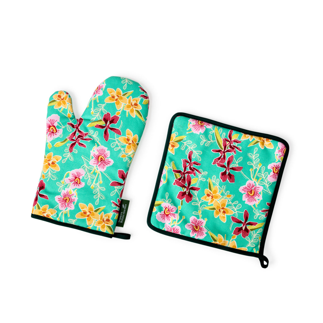 mint-orchid-batik-pot-mat-oven-mitt-set