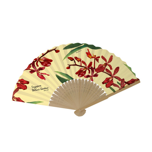 fabric-fan-renanthera-singapore-botanic-gardens