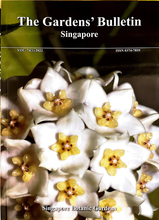 The Gardens’ Bulletin Singapore 2022, Vol. 74 (1)