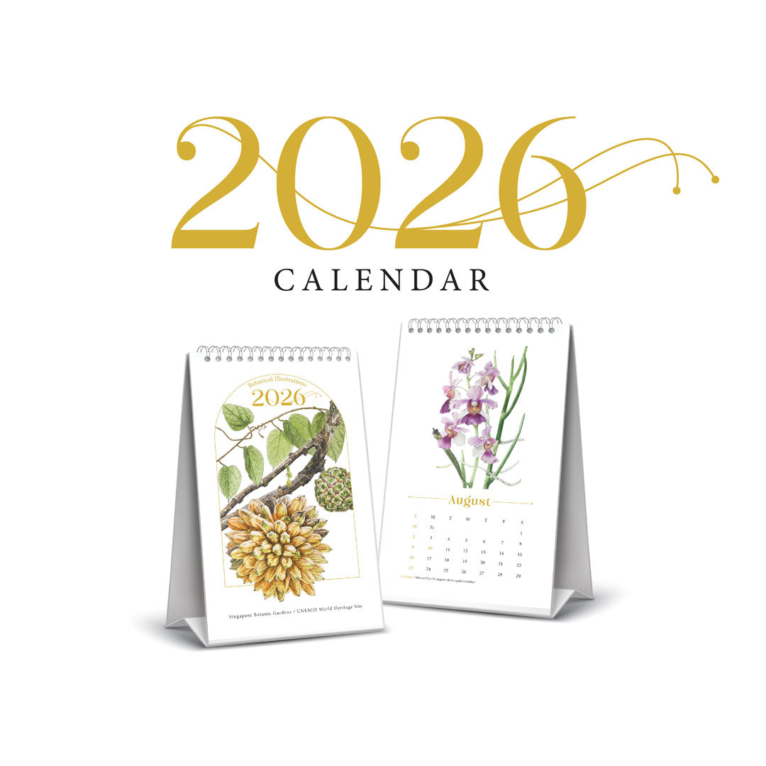 Singapore Botanic Gardens Desk Calendar 2026