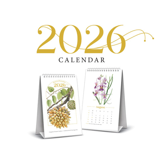 Singapore Botanic Gardens Desk Calendar 2026
