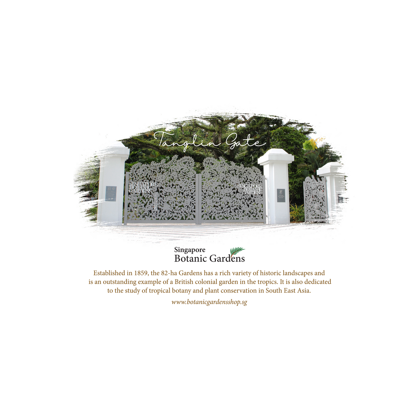 Tanglin Gate Metal Bookmark