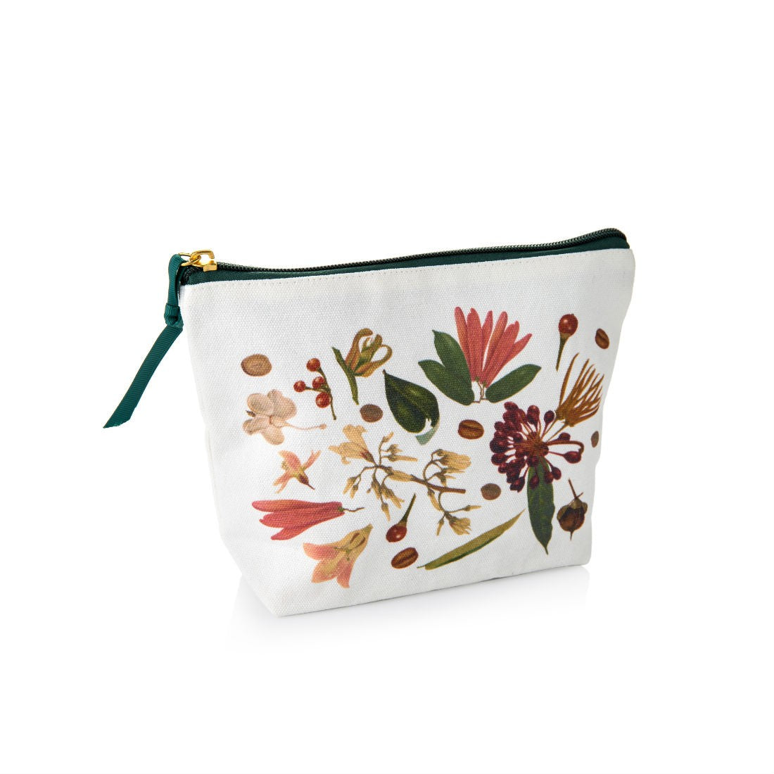Botanical Print Cosmetic Pouch